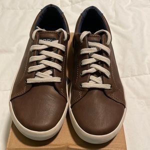 EUC Sperry Sneakers with Box - 1M - Dark Tan